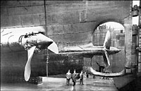 Britannic's twin screw propellers