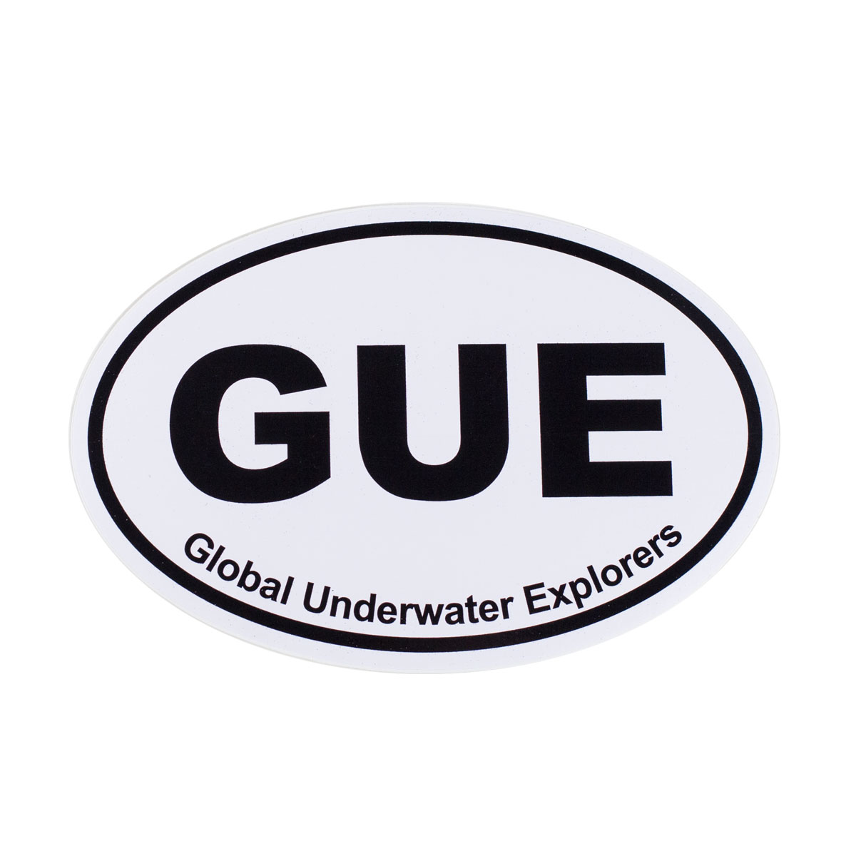 GUE Black & White Decal | GUE